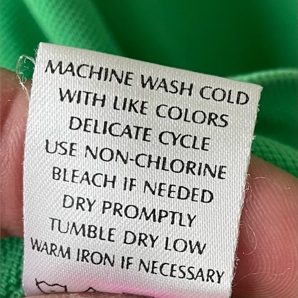 Men’s green Lily Pulitzer via Palm Beach golf polo shirt; size M - Picture 7 of 8